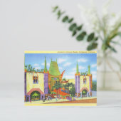 Vintages Chinesisches Theater 1931 Postkarte (Stehend Vorderseite)