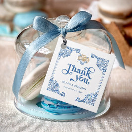 Vintages Chinoiserie Antique Frame Danke Geschenkanhänger