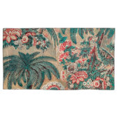 Vintages Chintz Floral Tropical Pattern Kissenbezug (Vorderseite-Links)