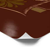 Vintages Christkind Jesus das Licht der Welt Poster (Ecke)