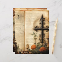 Vintages Christliches Ephemera-Scrapbook