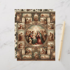 Vintages Christliches Weihnachtsbuch