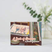 Vintages Cinemascope Movie Poster Postkarte (Stehend Vorderseite)