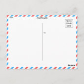 Vintages Cinemascope Movie Poster Postkarte (Rückseite)