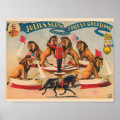 Vintages Circus Ad Poster (Vorne)