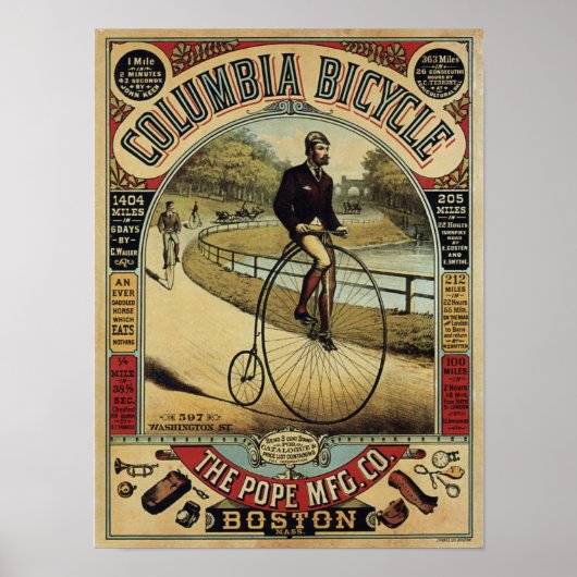 Vintages Circus Ad Poster (Vorne)