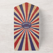 Vintages Circus Baby Showfahrscheinwerfer All In One Einladung (Außenbereich)