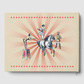 Vintages Circus Gästebuch (Rückseite)