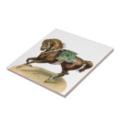 Vintages Circus Horse Fliese (Seite)