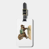 Vintages Circus Horse Gepäckanhänger (Vorderseite vertikal)