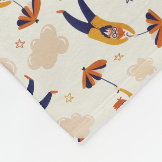 Vintages Circus Karneval Clown-Party Fleecedecke (Ecke)