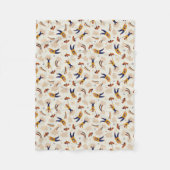 Vintages Circus Karneval Clown-Party Fleecedecke (Vorderseite)