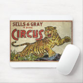 Vintages Circus Poster - ca. 1930 - Not leidend Mousepad (Mit Mouse)