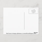 Vintages Circus Poster Canon Ball um 1879 Postkarte (Rückseite)