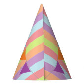 Vintages Circus Poster Kinder zum Geburtstag Partyhütchen (Rückseite)