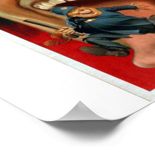 Vintages Circus Side Show Poster (Ecke)