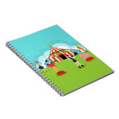 Vintages Circus Spiral Notebook individuell anpass Notizblock (Rechte Seite)
