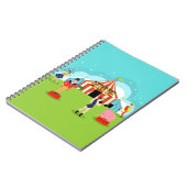 Vintages Circus Spiral Notebook individuell anpass Notizblock (Linke Seite)