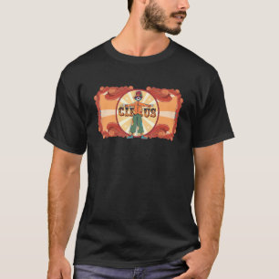 Vintages Circus Stab Abzeichen Circus Performance T-Shirt