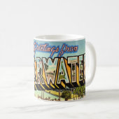 Vintages Clearwater Florida Kaffeetasse (VorderseiteRechts)