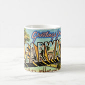 Vintages Clearwater Florida Kaffeetasse (Mittel)