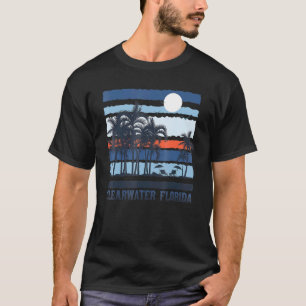 Vintages Clearwater Florida Summer Travel 80er Bea T-Shirt