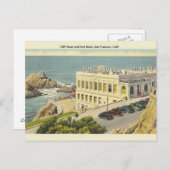 Vintages Cliff House San Francisco Postcard Postkarte (Vorne/Hinten)