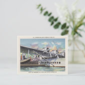 Vintages Clipper-Schiff Miami Florida Postkarte (Stehend Vorderseite)