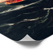 Vintages Clipper Ship Three Brothers Painting Poster (Ecke)