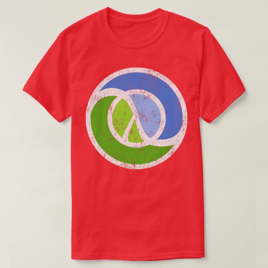 Vintages Clojour-Logo T-Shirt (Design vorne)