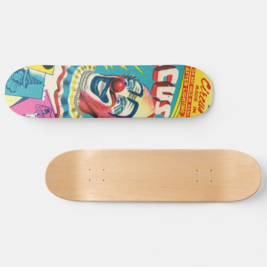 Vintages Clown-Skateboard Skateboard (Horizontal)