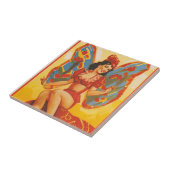 Vintages Clyde Beatty Circus Poster Fliese (Seite)