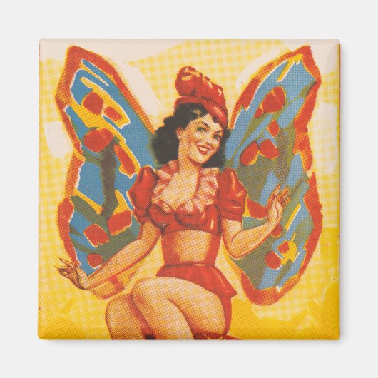 Vintages Clyde Beatty Circus Poster Magnet (Vorne)