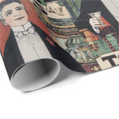 Vintages Cocktail-Party Geschenkpapier (Rolleneckpunkt)