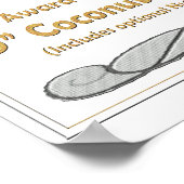 Vintages Coconut Creme Pie Rezept Poster (Ecke)