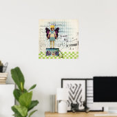 Vintages Collage "Big Altered Art" Poster (Heimbüro)