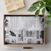 Vintages Collage Decoupage Tissue Paper Seidenpapier (Geschenk)