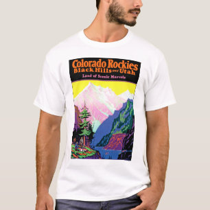 Vintages Colorado ~ Land der landschaftlichen T-Shirt