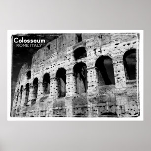 Vintages colosseum Rom Italien Poster