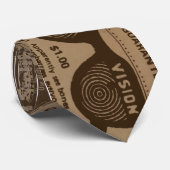 Vintages Comic Buchanzeigen Brown Necktie Krawatte (Gerollt)