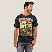 Vintages Comic Buchcover T-Shirt (Vorne ganz)