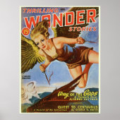 Vintages Comic Buchcover "Wonder" Poster (Vorne)
