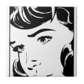 Vintages Comic Fliese (Vorderseite)