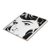 Vintages Comic Fliese (Seite)