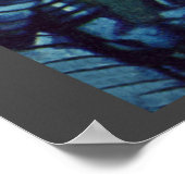 Vintages Comic "Planet Stories" Poster (Ecke)