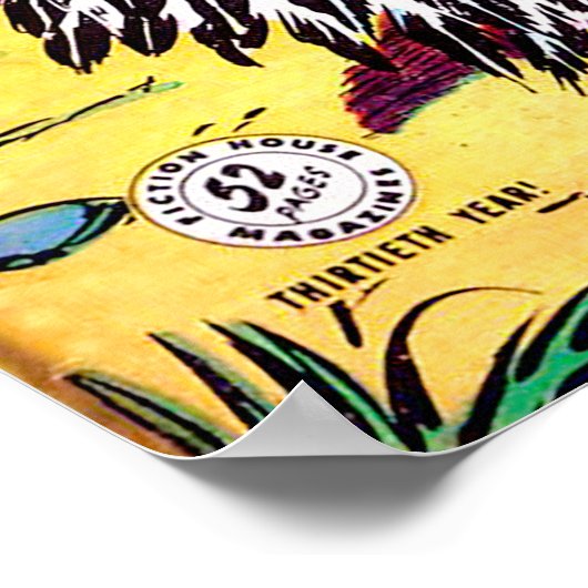 Vintages Comic Poster (Ecke)