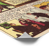 Vintages Comic Poster (Ecke)