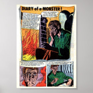Vintages Comic Poster