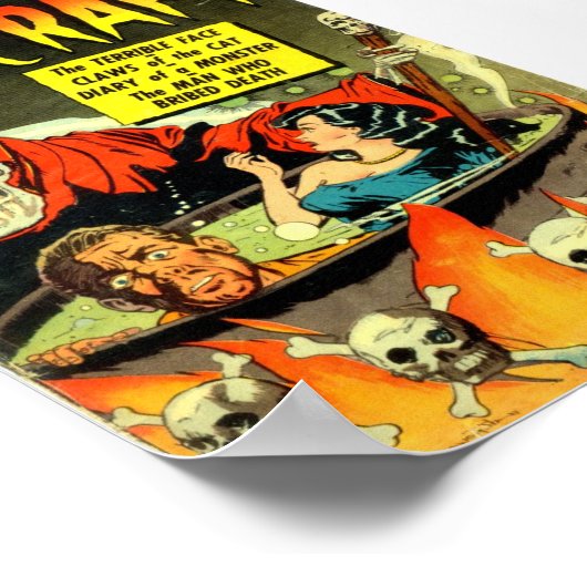 Vintages Comic Poster (Ecke)