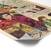 Vintages Comic Poster (Ecke)
